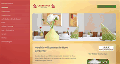Desktop Screenshot of gerberhof-backnang.com